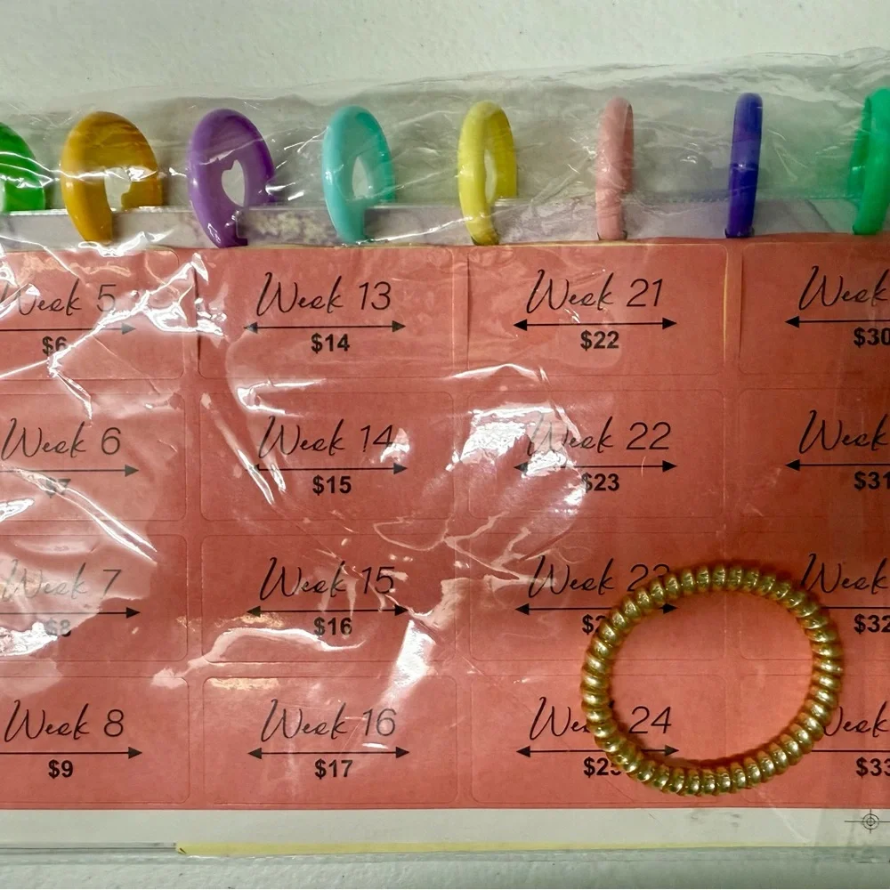 52 Weeks Savings Challenge Binder